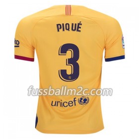 Fußballtrikots FC Barcelona Gerard Pique 3 Auswärts Trikotsatz 2019-2020